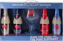 Load image into Gallery viewer, Delirium Discovery Gift Set - Brouwerij Huyghe (Delirium) - Belgian Ales, 8.5%, 4x330ml Bottles &amp; Glass Gift Set
