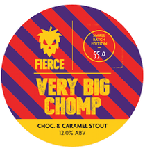 Load image into Gallery viewer, Very Big Chomp - Fierce Beer - Chocolate &amp; Caramel Imperial Stout, 12%, 440ml Can
