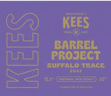 Load image into Gallery viewer, Barrel Project Buffalo Trace 2022 - Brouwerij Kees - Buffalo Trace Barrel Aged Imperial Rye Stout, 12.1%, 330ml Can
