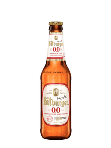 Bitburger 0.0%  - Bitburger - Non Alcoholic Pilsner, 0%, 330ml Bottle