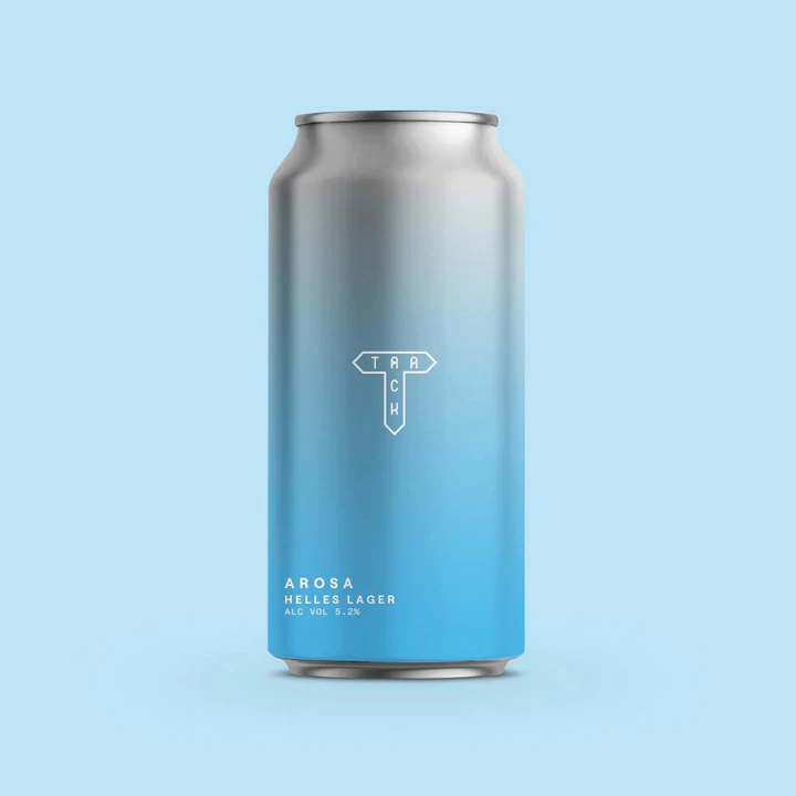 Arosa - Track Brewing Co - Helles Lager, 5.2%, 440ml Can