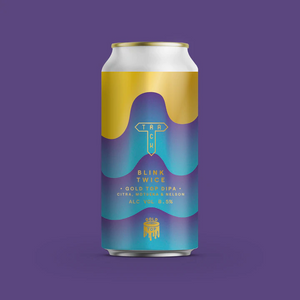 Blink Twice - Track Brewing Co - Gold Top DIPA, 8.5%, 440ml Can