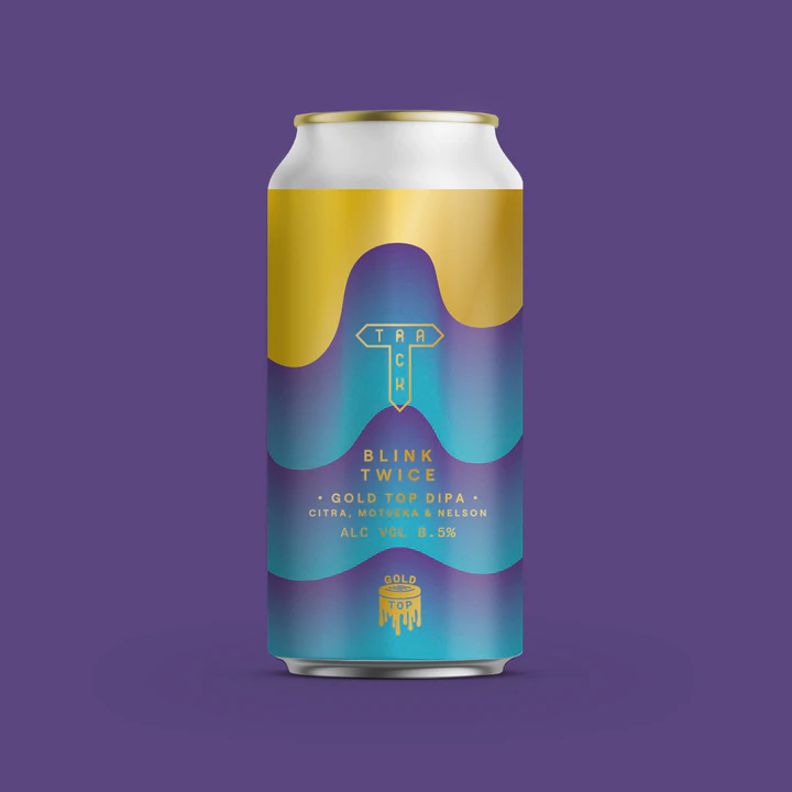 Blink Twice - Track Brewing Co - Gold Top DIPA, 8.5%, 440ml Can