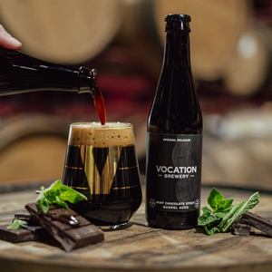 BA Imperial Mint Chocolate Stout - Vocation Brewery - Bourbon Barrel Aged Imperial Mint Chocolate Stout, 12.2%, 330ml Can