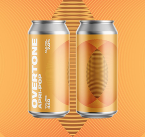 ApriPop - Overtone Brewing Co - Apricot & Peach Sour, 7%, 440ml Can