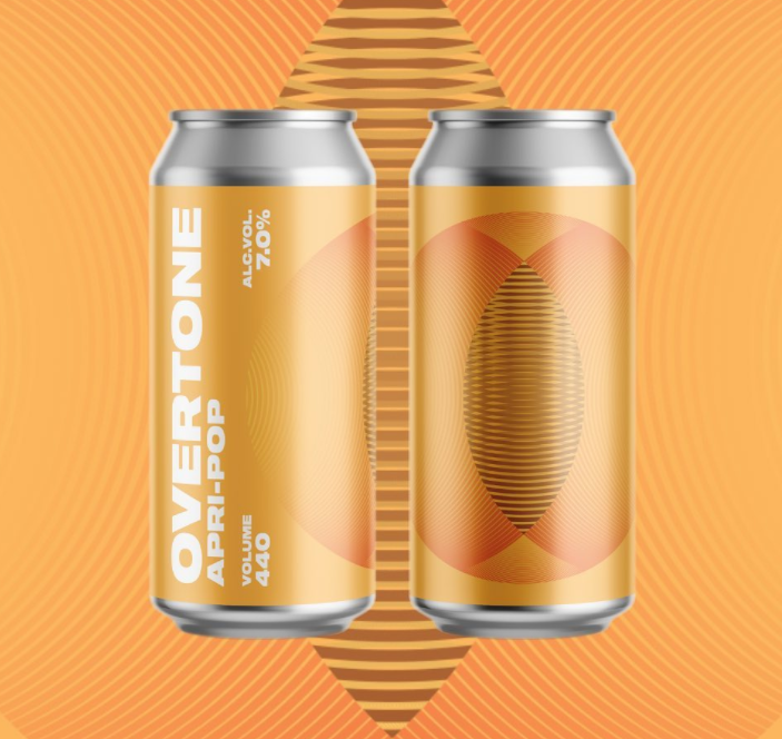 ApriPop - Overtone Brewing Co - Apricot & Peach Sour, 7%, 440ml Can