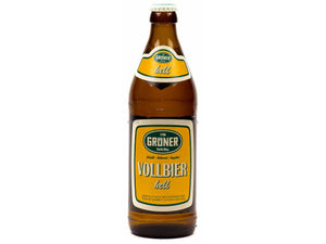 Vollbier Hell - Grüner Bier - Helles, 4.9%, 500ml Bottle