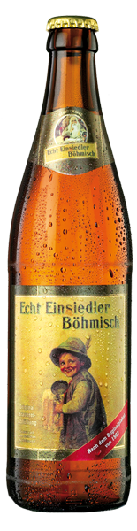 Echt Einsiedler Böhmisch - Privatbrauerei Einsiedler Brauhaus - German Lagerbier, 5.2%, 500ml Bottle