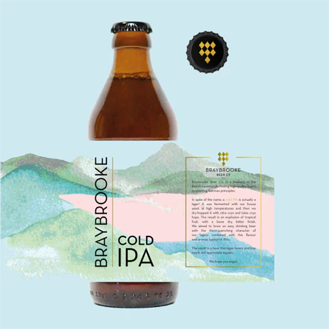Cold IPA - Braybrooke - Cold IPA, 5.5%, 330ml Bottle – Raynville Superstore