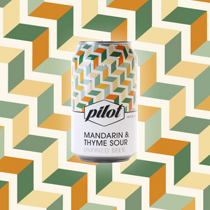 Mandarin & Thyme Sour - Pilot Beer - Mandarin & Thyme Sour, 5.3%, 330ml Can