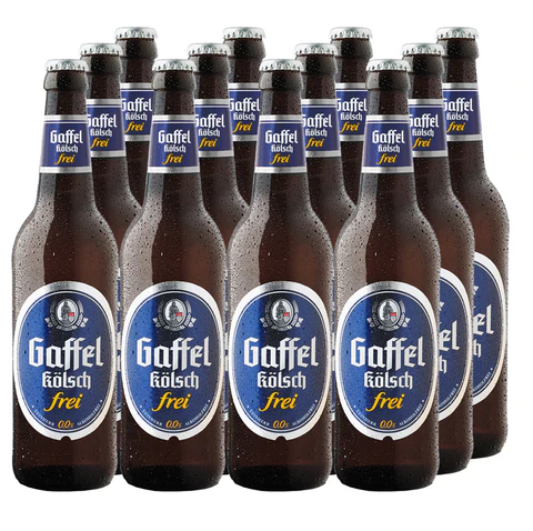 Gaffel Kölsch Frei - Gaffel - Alcohol Free Kölsch, 0.0%, 330ml Bottle