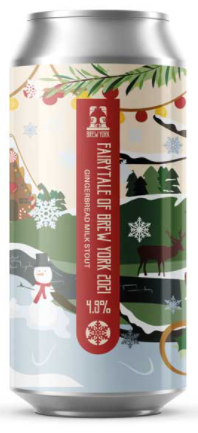 Fairytale Of Brew York 2021 - Brew York - Gingerbread Milk Stout, 4.9%, 440ml Can