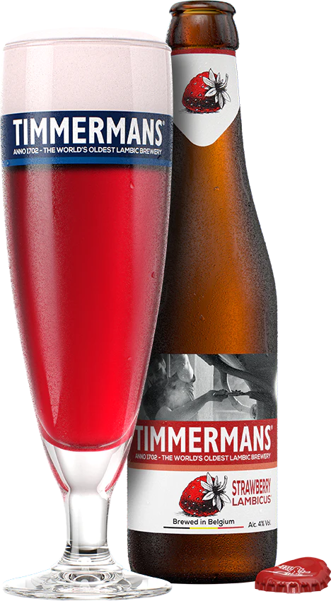 Strawberry Lambicus - Timmermans - Strawberry Beer, 4%, 330ml Bottle