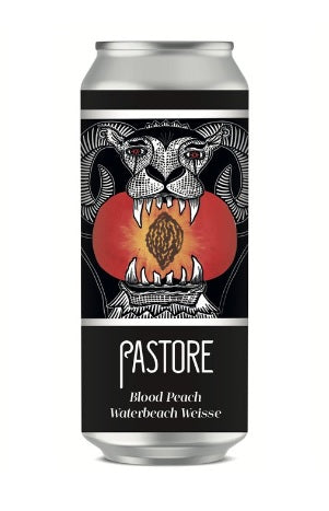 Blood Peach Waterbeach Weisse - Pastore Brewing - Blood Peach Waterbeach Weisse, 3.8%, 440ml Can