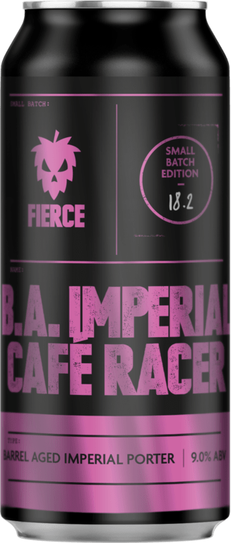 BA Imperial Cafe Racer - Fierce Beer - Barrel Aged Imperial Coffee Porter, 9%, 440ml Can