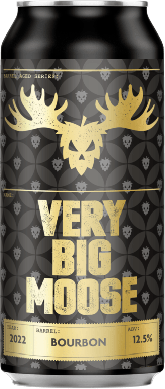 Bourbon Very Big Moose - Fierce Beer - Bourbon Barrel Aged Imperial Stout, 12.5%, 440ml Can