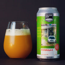 Load image into Gallery viewer, Formula 4 - Pressure Drop - Citra &amp; Azacca NEIPA, 7.4%, 440ml Can
