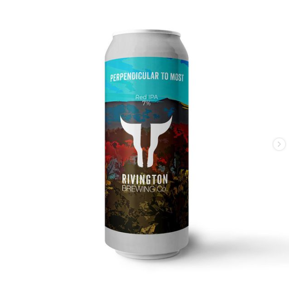 Perpendicular To Most - Rivington Brewing Co - Red IPA, 7%, 500ml Can