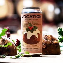 Load image into Gallery viewer, May Contain Sixpence - Vocation Brewery - Christmas Pudding &amp; Cherry Brandy Imperial Stout, 12.5%, 440ml Can
