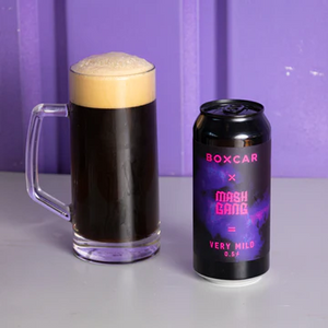 Very Dark Mild - Boxcar Brewery X Mash Gang - Alcohol Free Dark Ale, 0.5%, 440ml Can