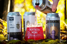 Load image into Gallery viewer, 23.04 Homebrew Heroes Forage Fire - Northern Monk X Brian Tomlinson - Blackcurrant, Blackberry &amp; Sea Salt Gose, 4.8%, 440ml Can
