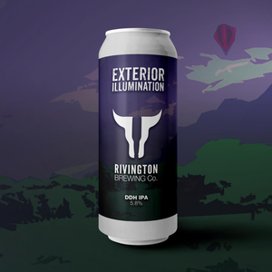 Exterior Illumination - Rivington Brewing Co - DDH IPA, 5.8%, 500ml Can