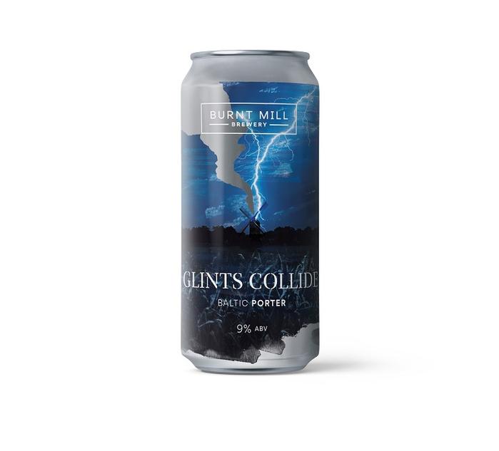 Glints Colide - Burnt Mill - Blatic Porter With Cacao Nibs, 9%, 440ml Can