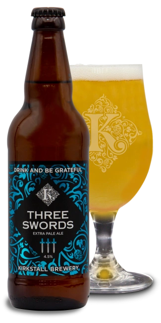 Three Swords - Kirkstall Brewery - Extra Pale Ale, 4.5%, 500ml Bottle