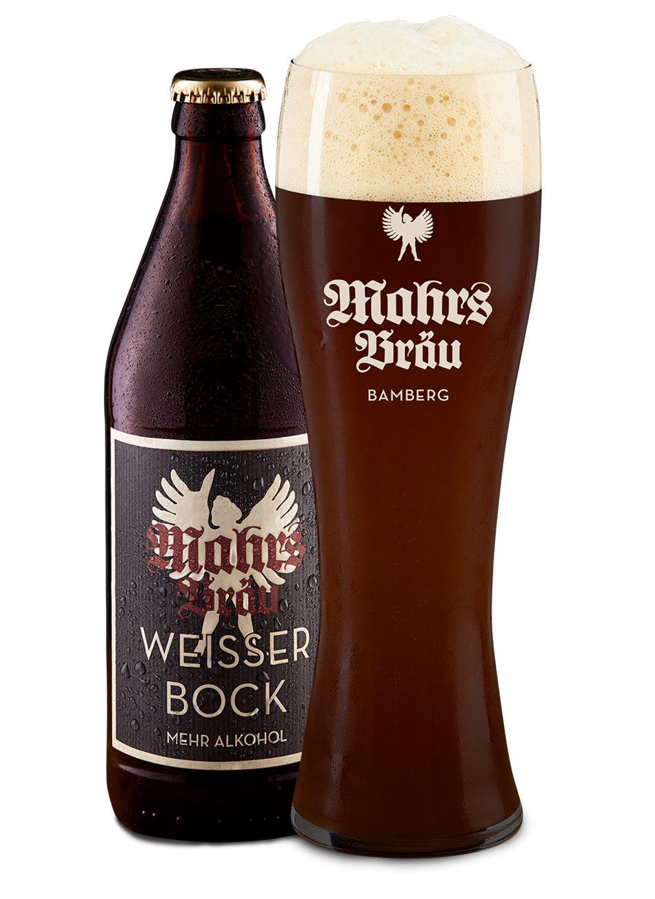 Weisser Bock Mehr Alkohol - Mahr's Bräu - Weizenbock, 7.2%, 500ml Bottle