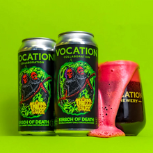 Load image into Gallery viewer, Kirsch Of Death - Vocation Brewery X Thicc Sauce - Double Cherry Chocolate Sour, 7.5%, 440ml Can
