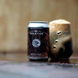 Imperial Frappé - Vocation Brewery - Bourbon Barrel Aged Coffee, Chocolate & Salted Caramel Imperial Stout, 12%, 330ml Can