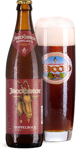 Jacobator Weissbier Doppelbock - Familienbrauerei Jacob - Weissbier Doppelbock, 7.5%, 500ml Bottle
