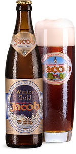 Winter Gold - Familienbrauerei Jacob - Winter Lager, 5.3%, 500ml Bottle