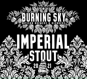 Imperial Stout 2021 - Burning Sky - Oak Aged Imperial Stout, 9%, 750ml Sharing Beer Bottle
