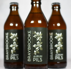Aurum Pils - Braybrooke - Pilsner, 4.8%, 330ml Bottle