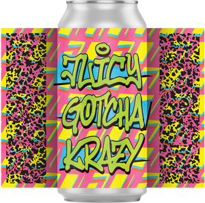 Juicy Gotcha Krazy - Dry & Bitter X Interboro - DIPA, 8%, DIPA, 440ml Can
