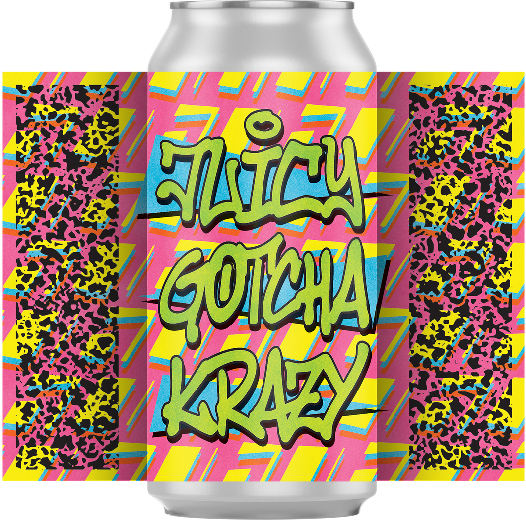 Juicy Gotcha Krazy - Dry & Bitter X Interboro - DIPA, 8%, DIPA, 440ml Can