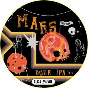 Mars - Beavertown X Brew York - Sour IPA, 4.5%, 330ml