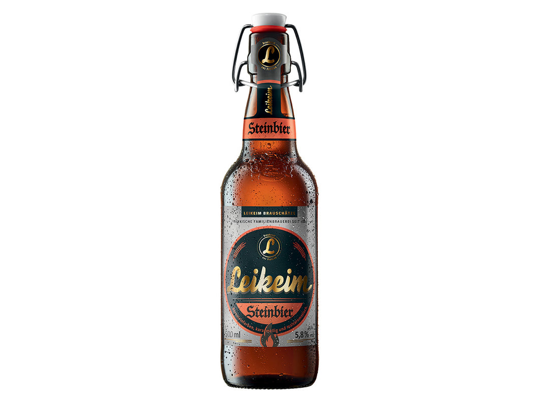 Steinbier - Brauhaus Leikeim - Steinbier, 5.8%, 500ml Bottle