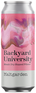 Backyard University - Maltgarden - Mosaic Dry Hopped Pilsner, 5%, 500ml Can