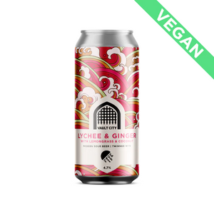 Lychee & Ginger - Vault City X Full Circle Brew Co - Lychee & Ginger Sour with Lemongrass & Coconut, 4.7%, 440ml Can