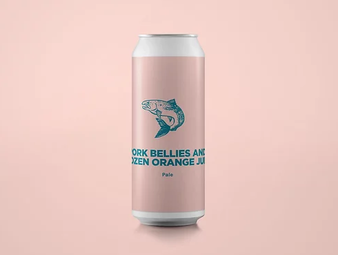 Pork Bellies & Frozen Orange Juice - Pomona Island - DDH Pale Ale, 5.6%, 440ml Can