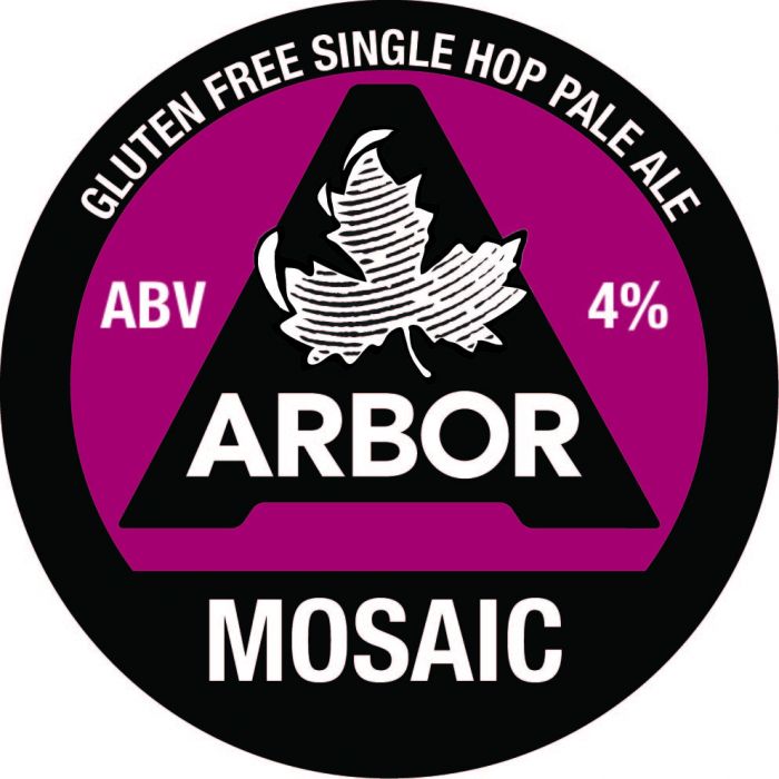 Mosaic - Arbor Ales - Gluten Free Single Hop Pale Ale, 4%, 568ml