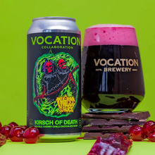 Load image into Gallery viewer, Kirsch Of Death - Vocation Brewery X Thicc Sauce - Double Cherry Chocolate Sour, 7.5%, 440ml Can
