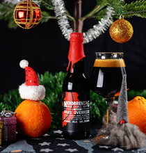 Load image into Gallery viewer, Xmas Override 2022 - Nerd Brewing - Imperial Chocolate Orange Milkshake Stout, 10.5%, 330ml Bottle

