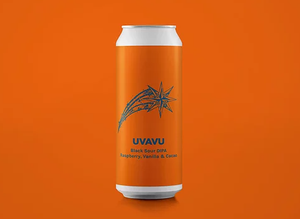 Uvavu - Pomona Island - Black Sour DIPA with Raspberry, Vanilla & Cacao, 8%, 440ml Can
