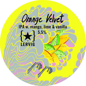 Orange Velvet - Lervig Bryggeri - Lactose IPA with Mango & Lime, 5.5%, 330ml