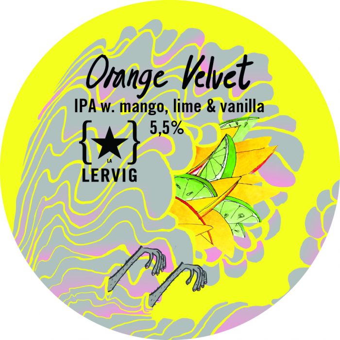 Orange Velvet - Lervig Bryggeri - Lactose IPA with Mango & Lime, 5.5%, 330ml