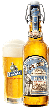 Mönchshof Hell - Kulmbacher Brauerei - Helles, 4.9%, 500ml Bottle