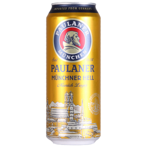 Münchner Hell - Paulaner Munchen - Munich Lager, 4.9%, 500ml Can